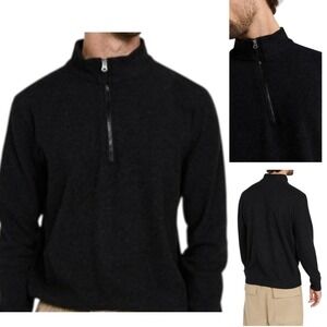 Faherty Brand Legend 1/4 Zip Pullover Sweater Men XXL Organic Cotton
